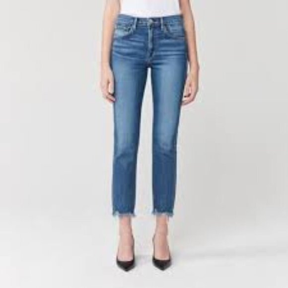 3x1 W3 STRAIGHT AUTHENTIC CROP ACE Jean's - Picture 1 of 7